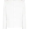 COLLARLESS BOUCLE WOOL JACKET