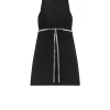 CRYSTAL BOW MINI DRESS