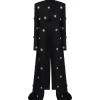 CRYSTAL EMBROIDERED TAILORED COAT