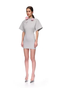 CRYSTAL HUMMINGBIRD SOFT JERSEY DRESS
