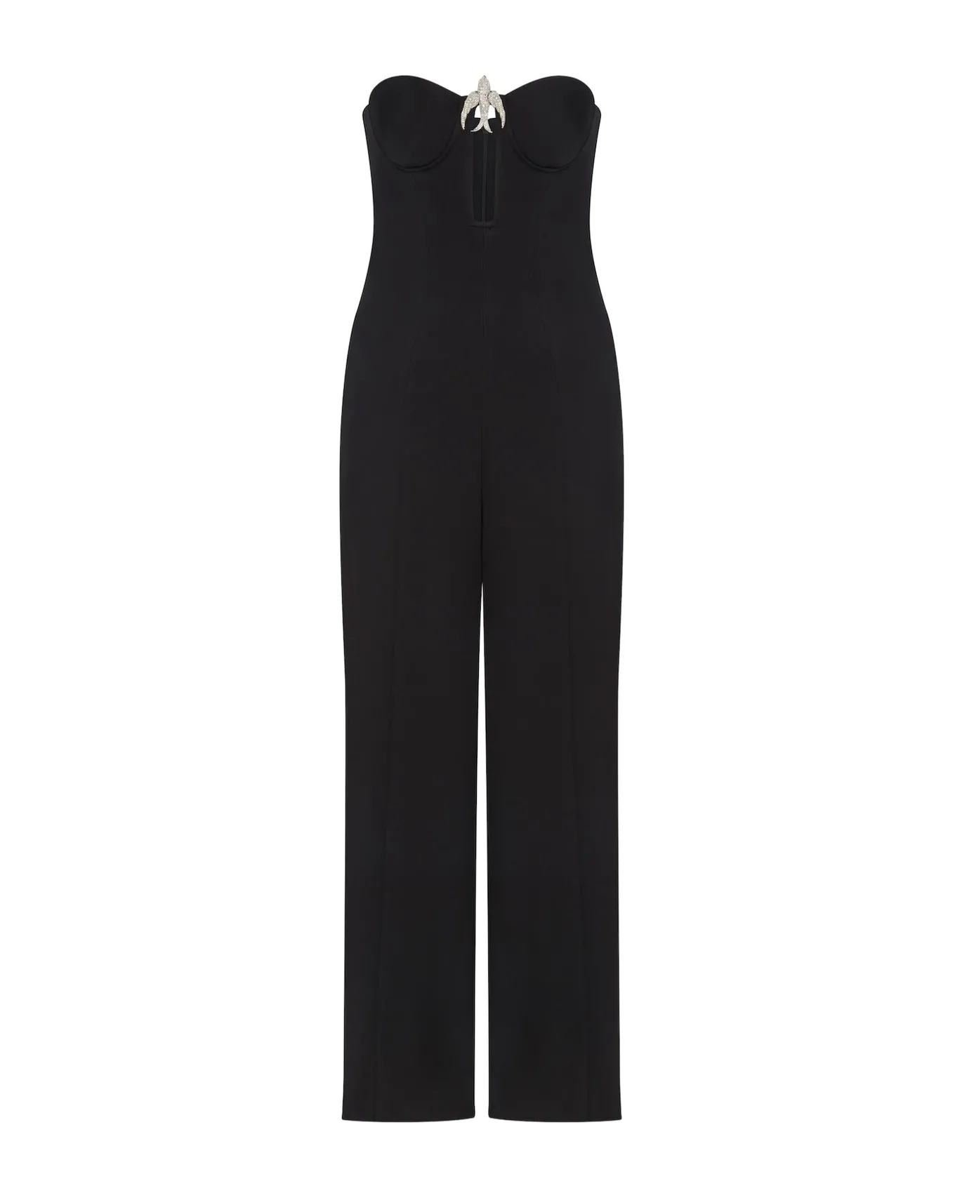 CRYSTAL SWALLOW WIDE LEG JUMPSUIT