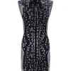 DEER HIDE PRINT MINI DRESS