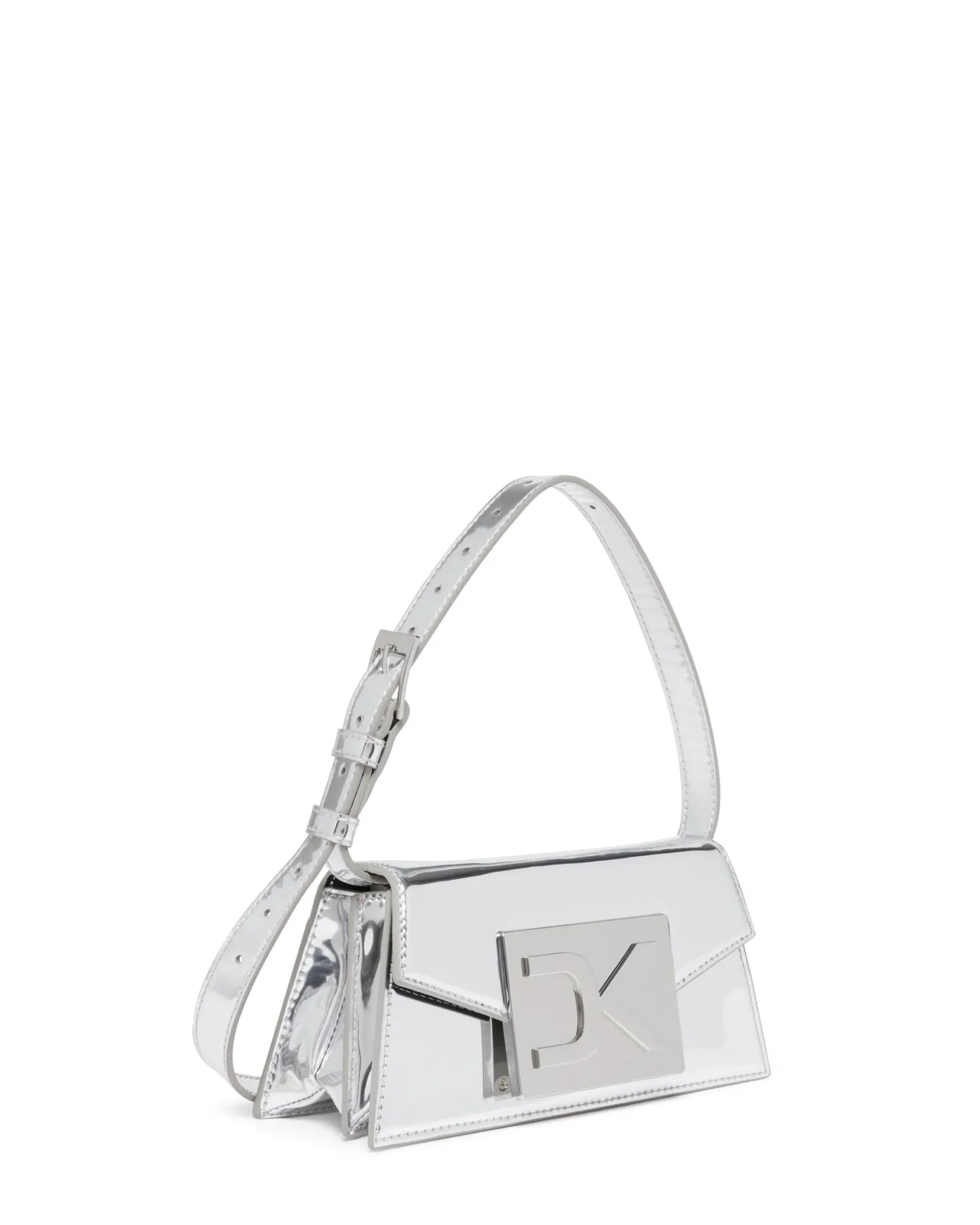 DK MINI CITY BAG IN SILVER