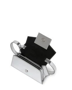 DK MINI CITY BAG IN SILVER