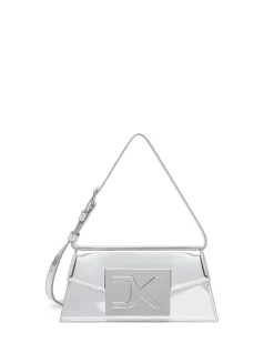 DK MINI CITY BAG IN SILVER