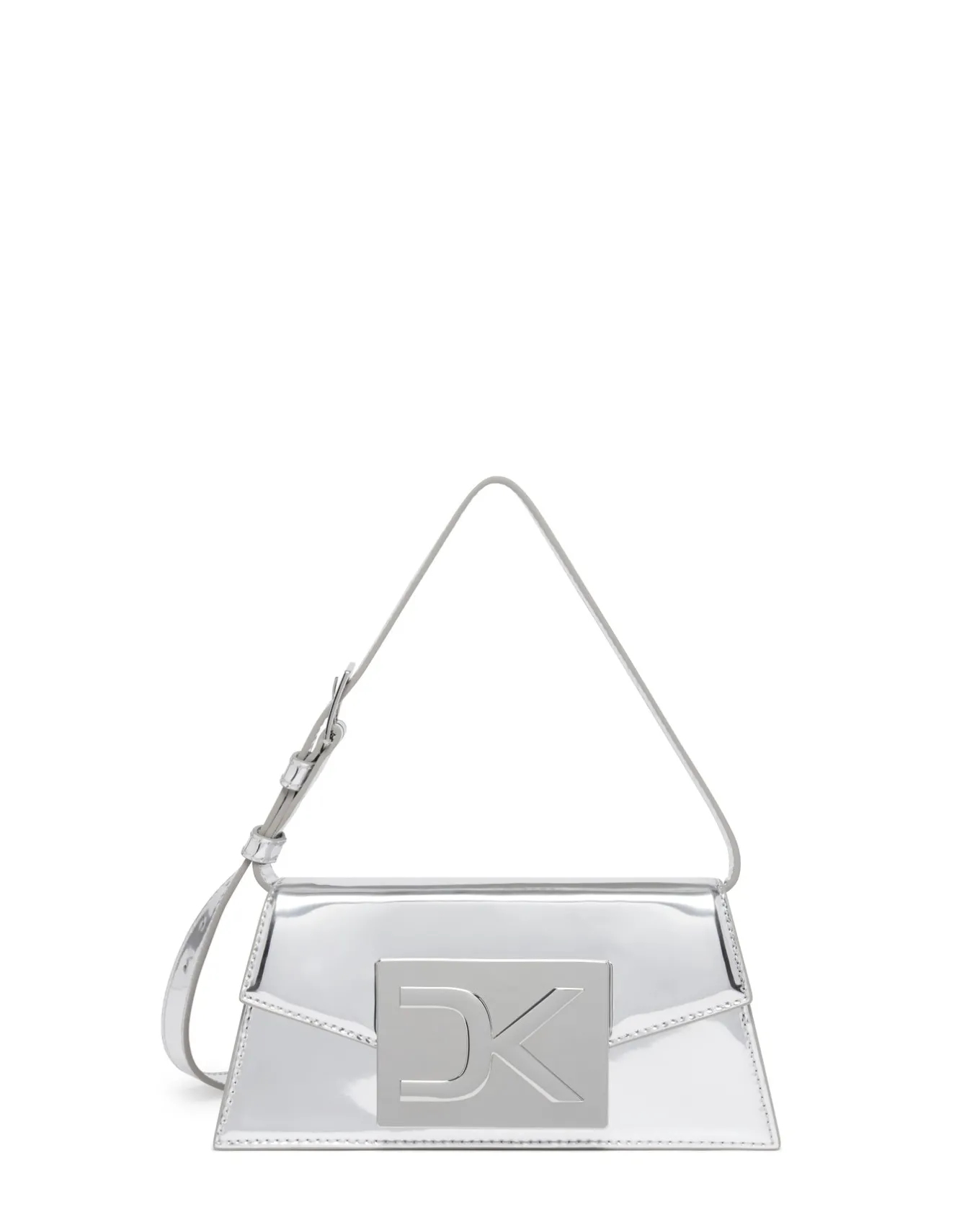 DK MINI CITY BAG IN SILVER