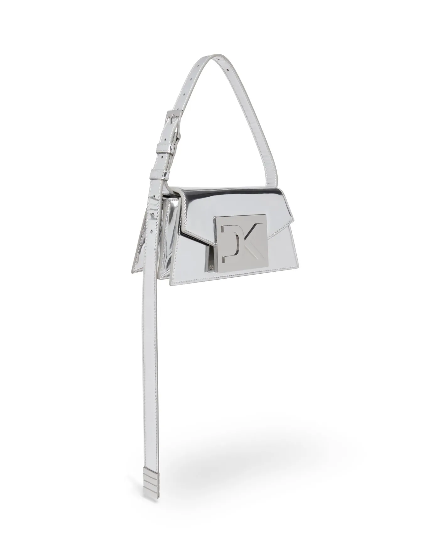DK MINI CITY BAG IN SILVER