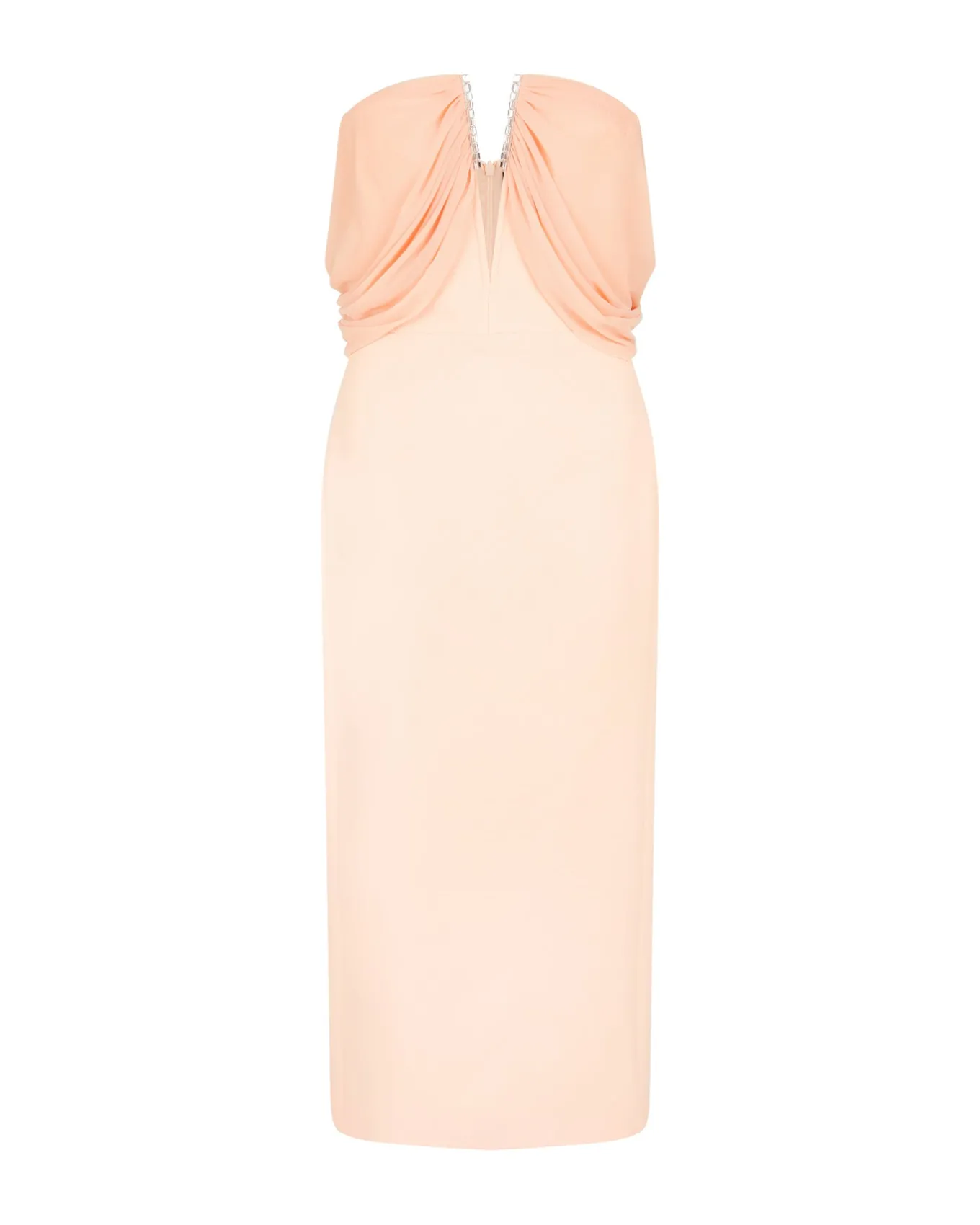 DRAPE OFF THE SHOULDER MIDI DRESS
