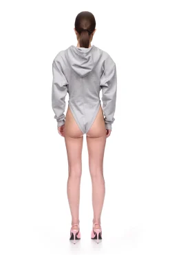 FLOWER CHAIN BODYSUIT WITH HOODIE