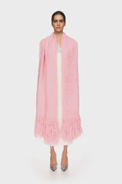 OVERSIZED SCARF IN PINK
