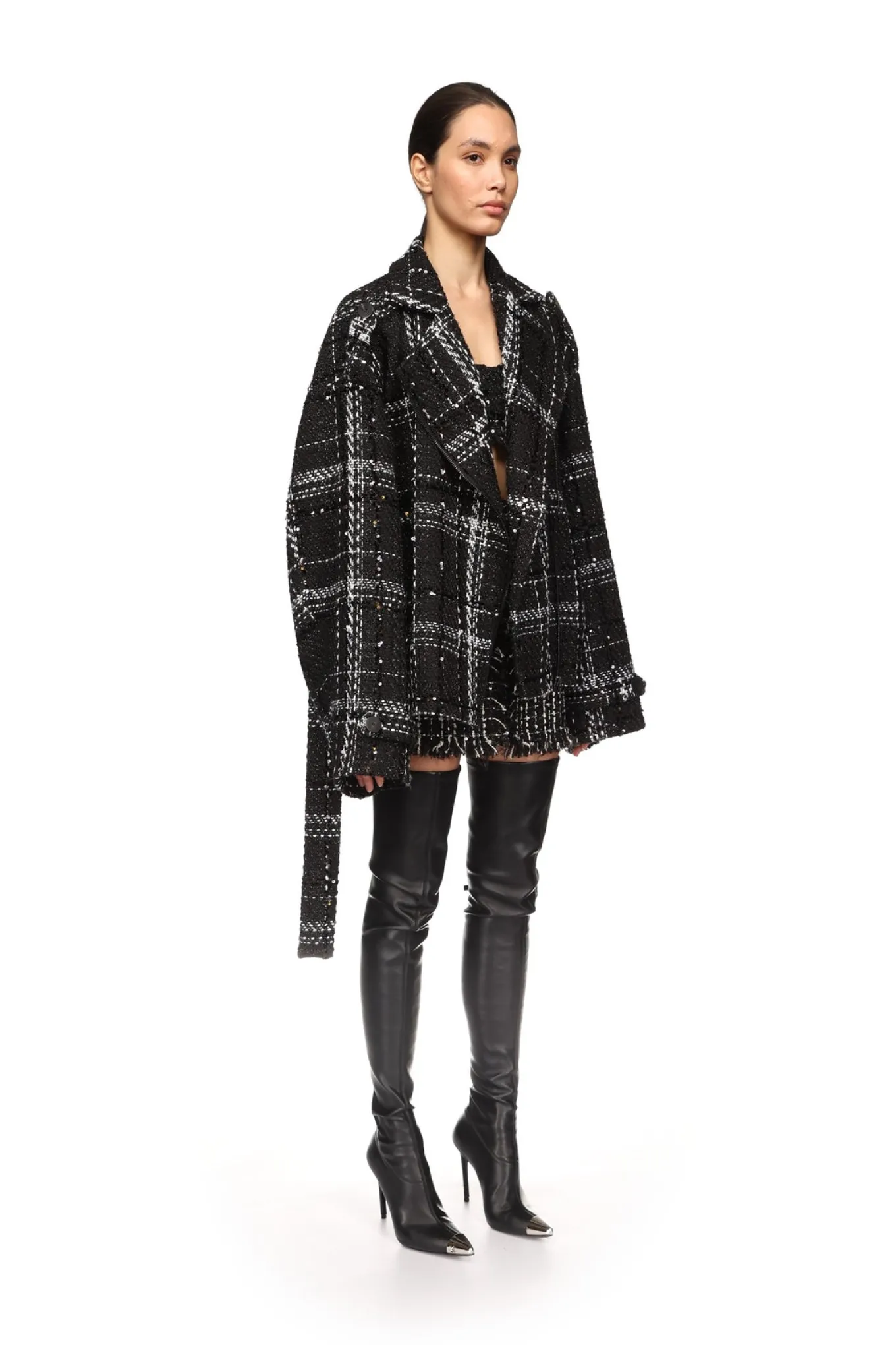 OVERSIZED TWEED JACKET