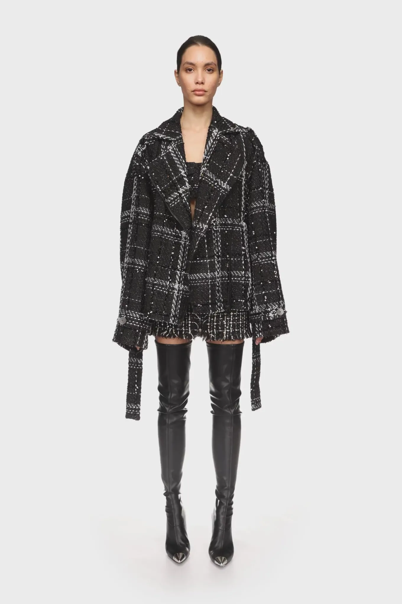OVERSIZED TWEED JACKET
