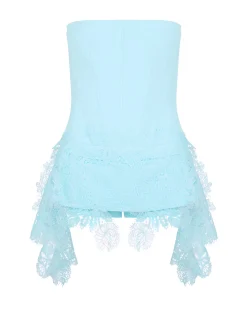 PLAYSUIT WITH LACE SKIRT
