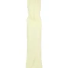 PLUNGE NECKLINE SLEEVELESS GOWN
