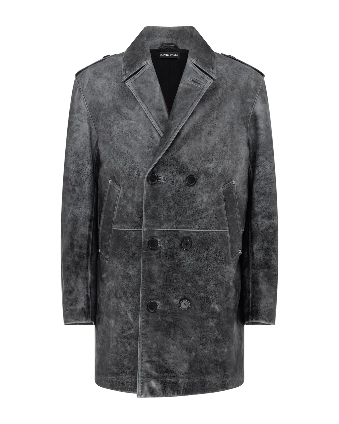 POLICEMAN STYLE LEATHER JACKET