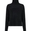 RHINESTONE EMBROIDERED KNITTED JUMPER
