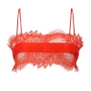 SATIN TAPE AND LACE BRA TOP