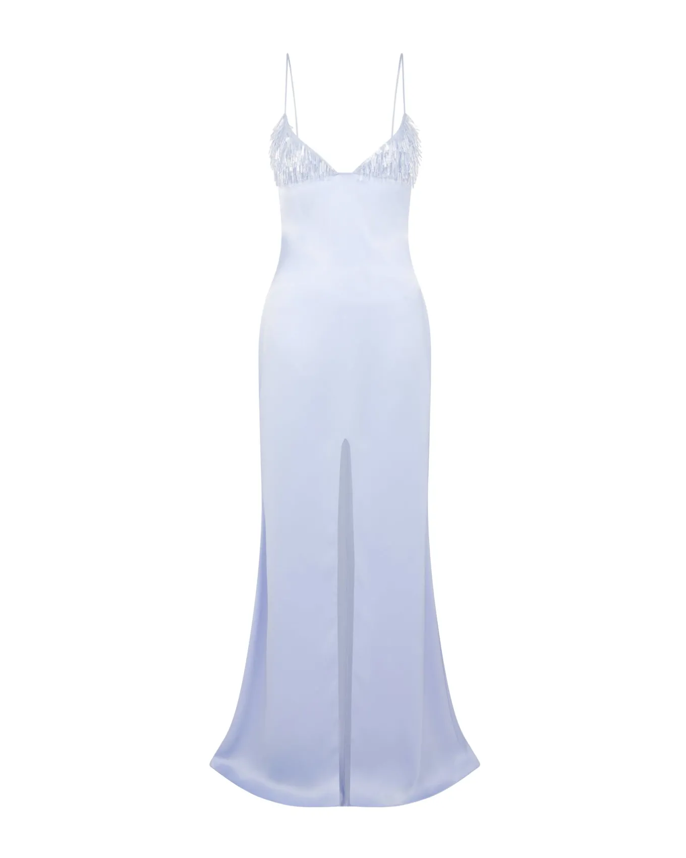 TRIANGLE BRA EMBROIDERY GOWN