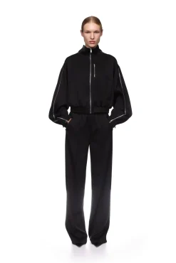 ZIP DETAIL TRACK JACKET