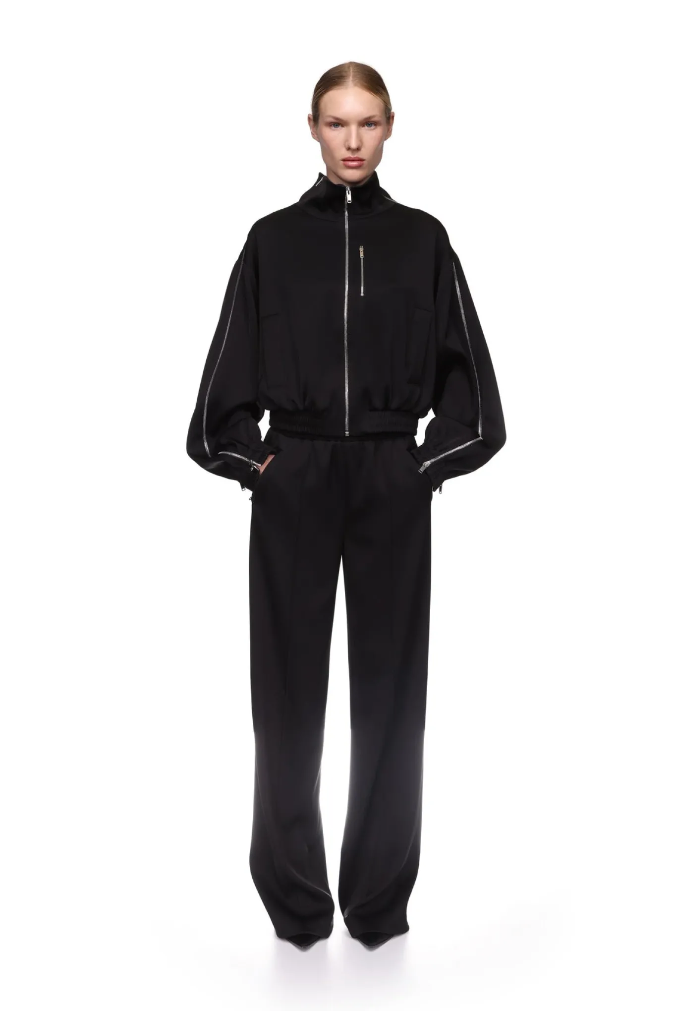 ZIP DETAIL TRACK JACKET